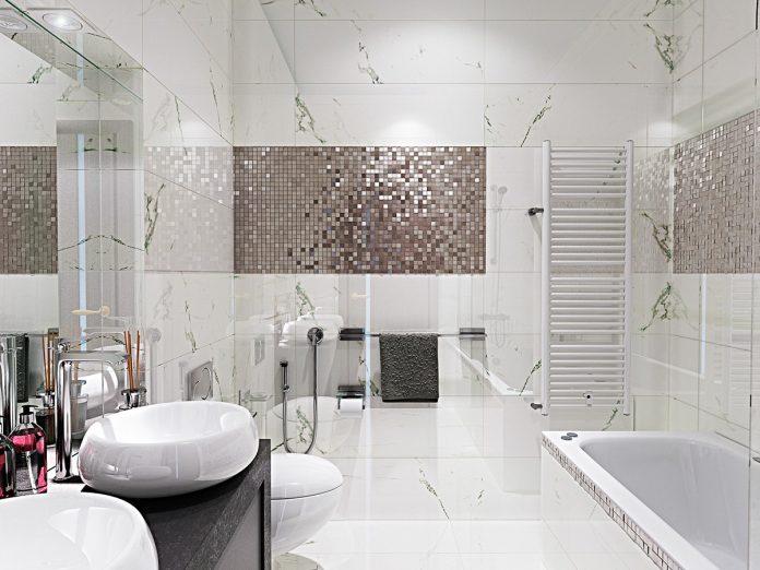 Contemporary Bathroom Designs Exposed
  Gray and White Color Decor