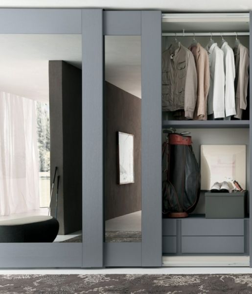 Graceful Wardrobe Designs With Mirror For Bedroom Inspirations .