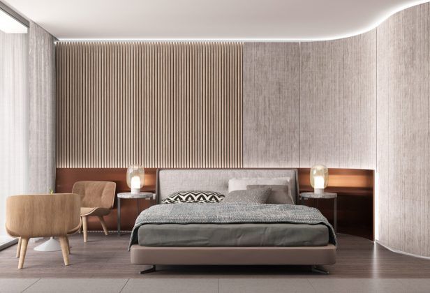 3 Types Of Cool Bedroom Designs Which Use Slats For Accent Walls .