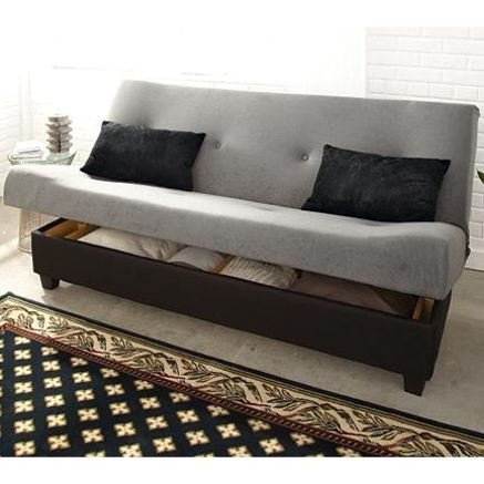 Futons | Sofa bed with storage, Futon living room, Futon so
