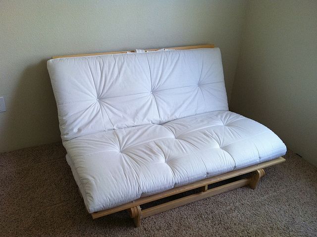 Queen size futon white mattress IKEA (With images) | Best futon .