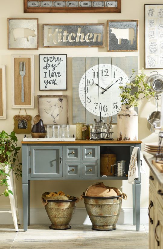 Add a little rustic, country charm to your kitchen, and you will .