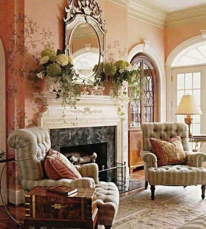 Basics of French Country Decor | French country living room .