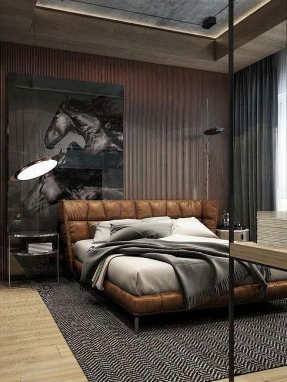 30+ Cool And Cozy Bedroom Interior Design For Men | Luxurious .