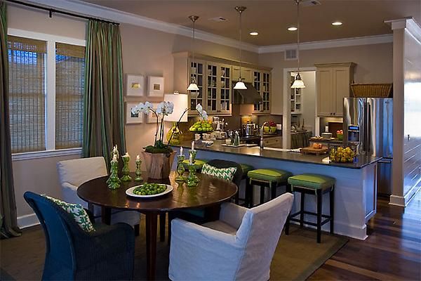 Two-in-One: Kitchen and Dining Room | Kitchen dining combo, Home .
