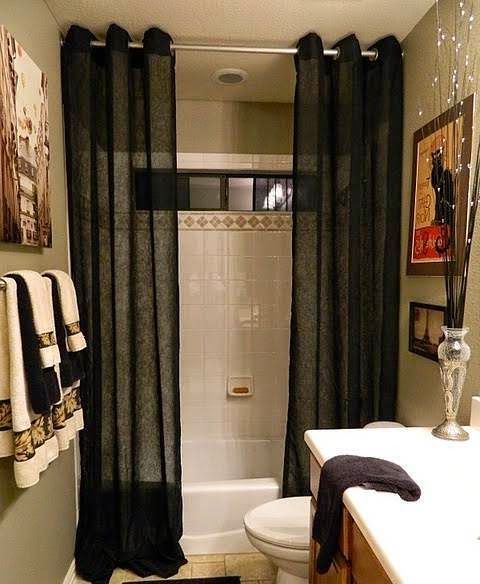Bathroom Decorating Ideas With Shower Curtains .