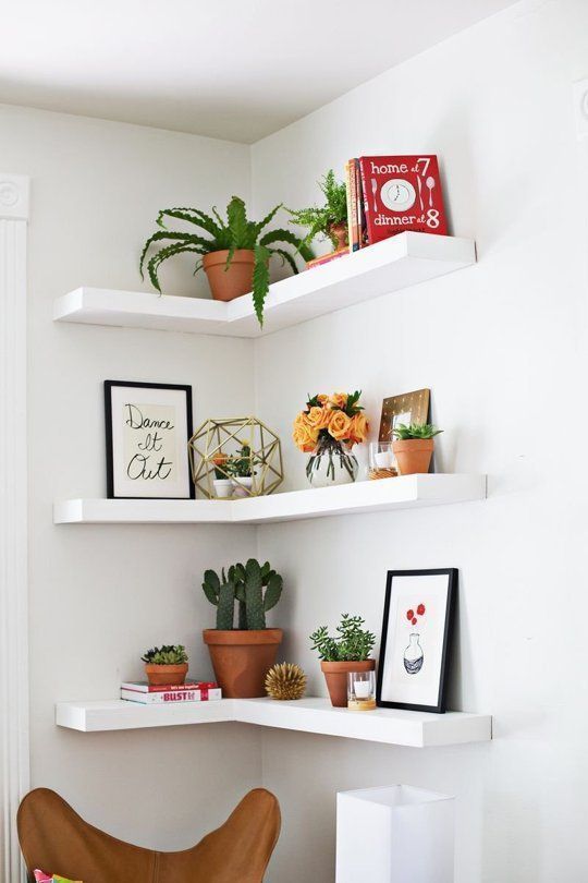 corner decorating ideas | Small bedroom hacks, Tiny living rooms .