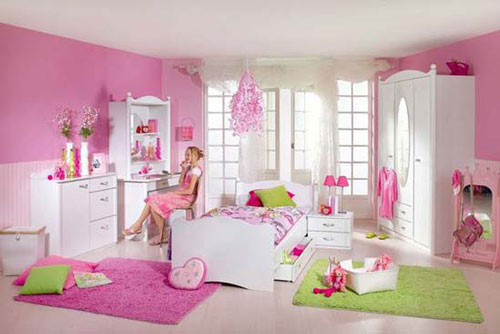 Cute Kids Bedroom Decorating Ideas for Girls images 13 - Small .