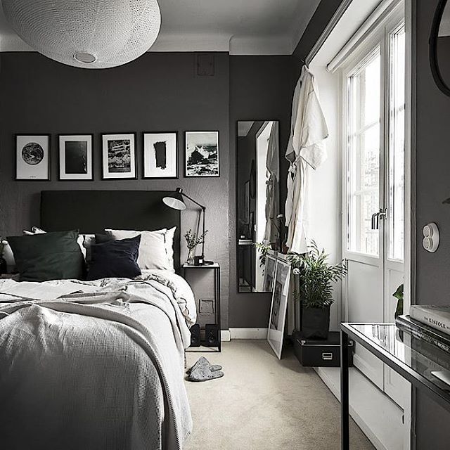 Small dark bedroom | photo by @kronfoto & styling by @isafri for .