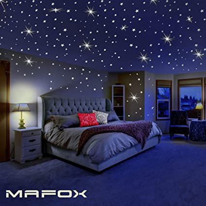 Amazon.com: Glow in The Dark Stars for Ceiling or Wall Stickers .