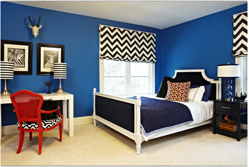 color+crush+blue5.png (493×331) | Red rooms, Blue bedroom design .