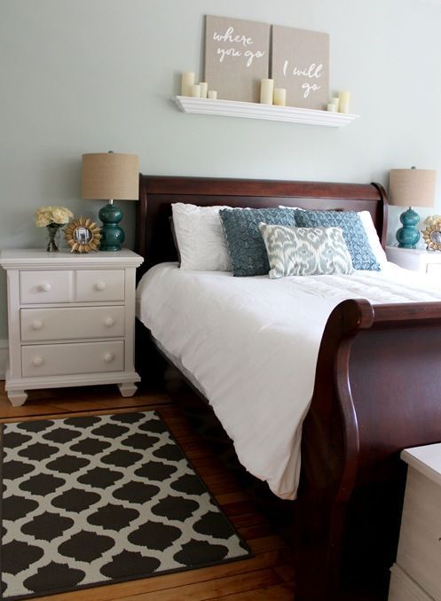 25 Dark Wood Bedroom Furniture Decorating Ideas | Master bedroom .