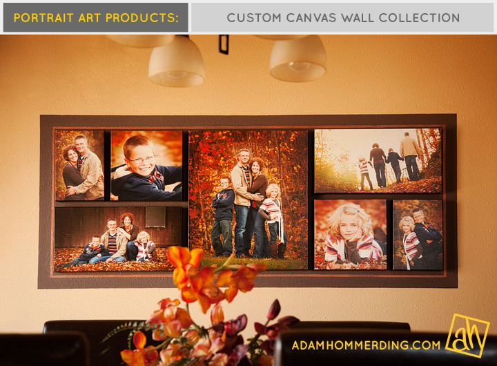Decorating your home with photos | Central MN Family Photographer .