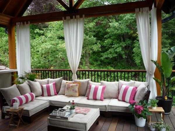 Outdoor Curtains for Porch and Patio Designs, 22 Summer Decorating .