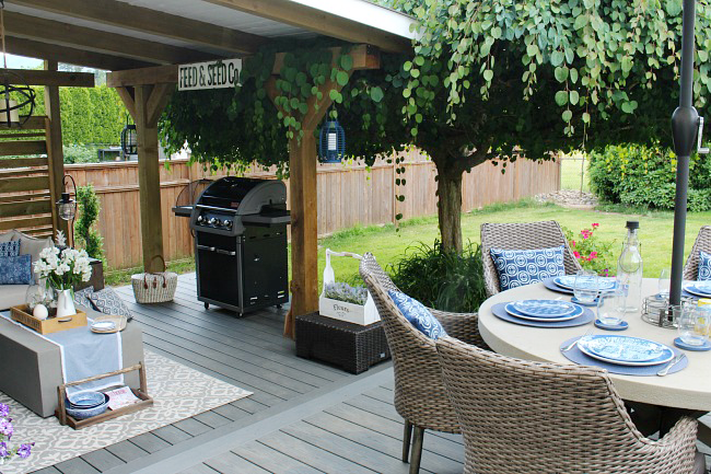 Outdoor Living - Summer Patio Decorating Ideas - Clean and Scentsib