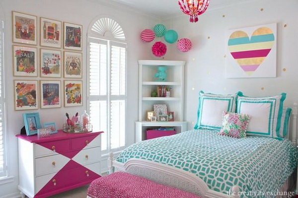 40+ Beautiful Teenage Girls' Bedroom Designs - For Creative Jui