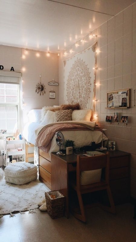 pinterest: grungekayla ❁ (With images) | College bedroom decor .