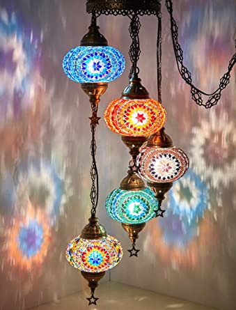 Mosaic Lamps, Turkish Lamp, Moroccan Lamps, Chandeliers, Pendant .