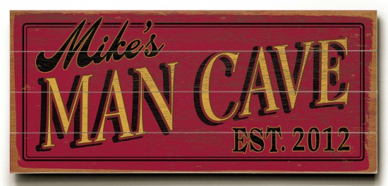 Personalized Man Cave Planked Sign 3 or Design Your Own Si
