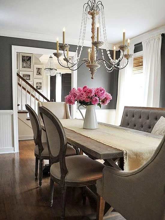 5 Dark (But Not Daunting) Paint Colors | Grey dining room paint .