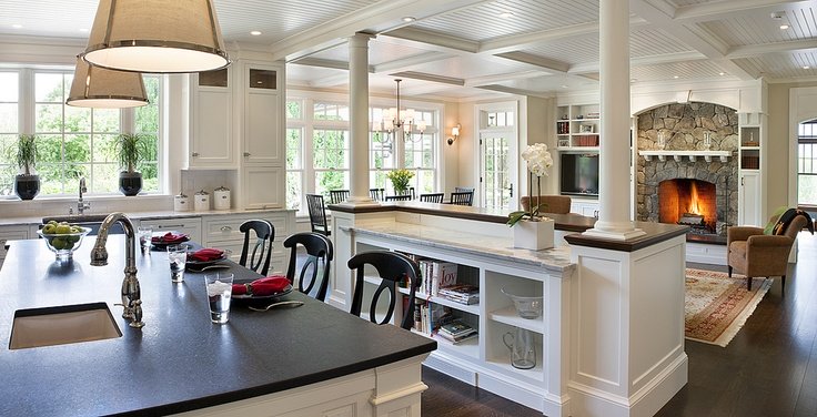 Open Concept Kitchen Living Room Design Ide