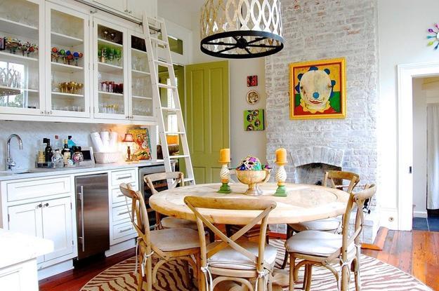 Eclectic Interior Decorating Ideas for Modern Kitchens and Dinig Roo