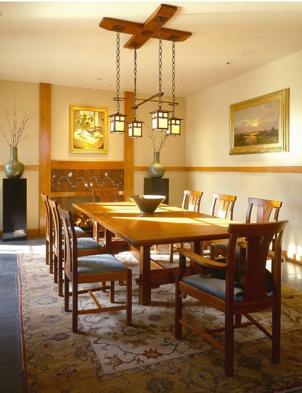 15 Wonderful Craftsman Dining Design Ideas | Craftsman dining room .