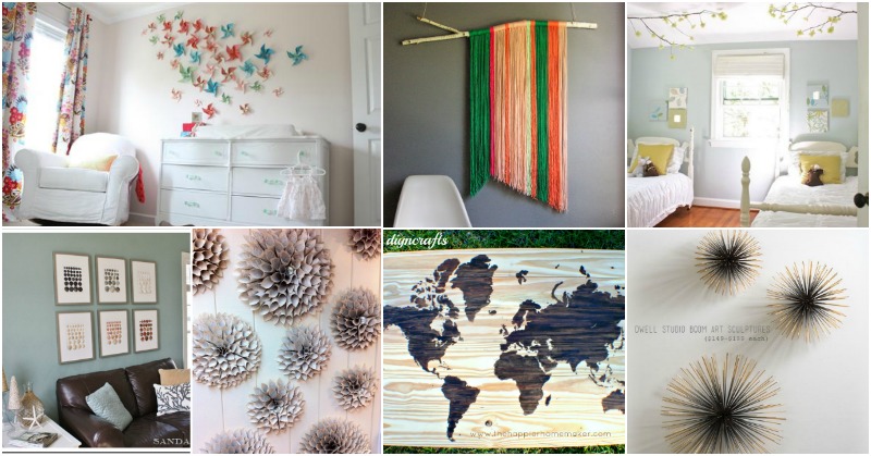 26 Easy and Gorgeous DIY Wall Art Projects that Absolutely Anyone .