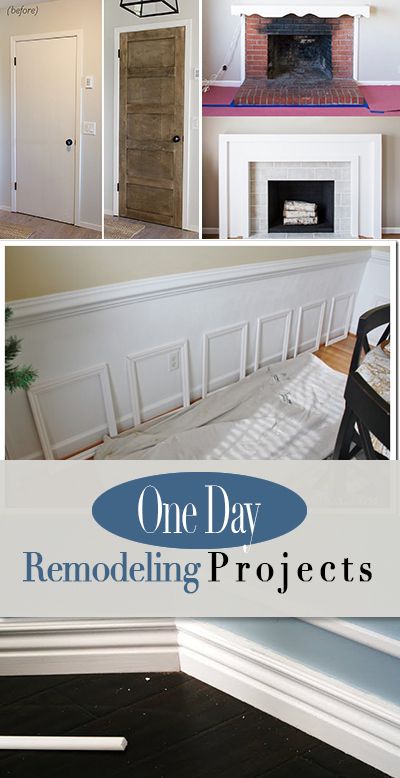One Day Remodeling Ideas | Home improvement projects, Diy home .