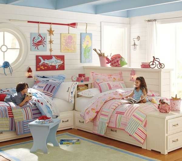 30 Kids Room Design Ideas with Functional Two Children Bedroom .