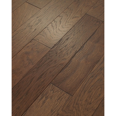Style Selections 5-in Mocha Hickory Engineered Hardwood Flooring .