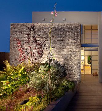 Modern Brick And Stucco Design Ideas, Pictures, Remodel, and Decor .