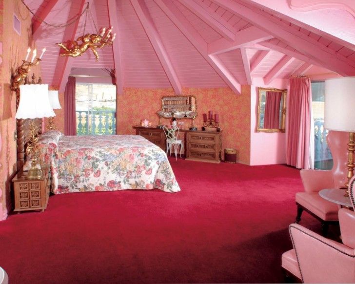 Many Various Pink Bedroom Ideas for Girls: Extraordinary Ceiling .