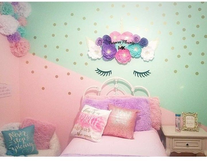 Girls Unicorn Bedroom | Unicorn Theme | Little Girls Room .