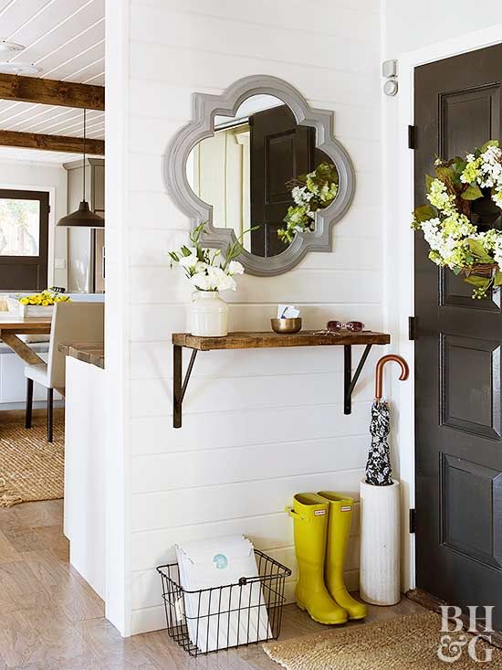 No Entryway? No Problem! Here's How to Fake It | Home decor, Home .