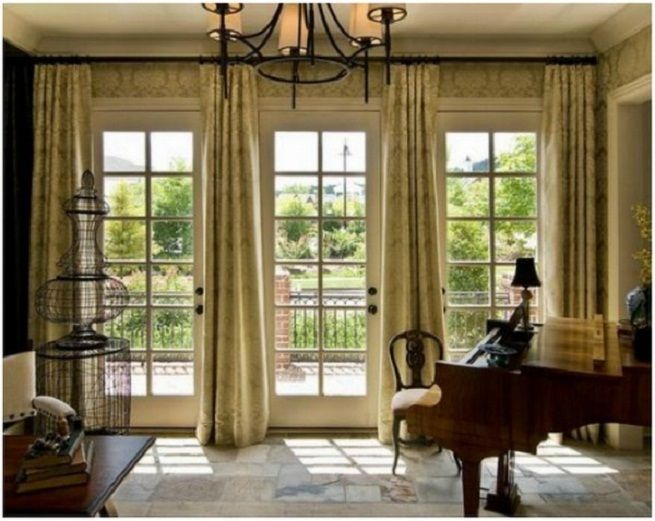 Using French Door Window Treatments to Give Your Home A Fresh Look .