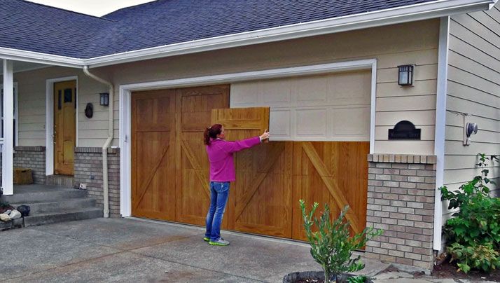 GarageSkins Give You a Wood Look Without the Cost | Garage door .