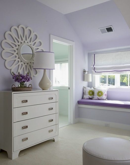 Kids' Room Color Schemes {Lovely Lavender} | Girl room, Lilac .