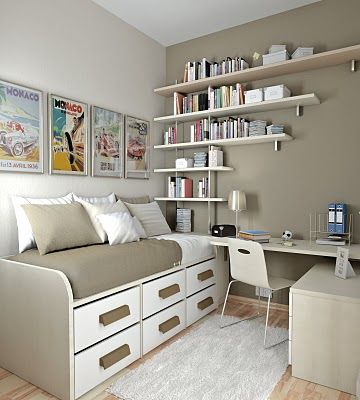Soft Color Comfortable kids Study Room by Sergi Mengot | Bedroom .