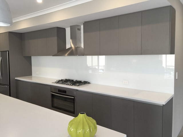 Neutral Kitchen Glass Splashbacks - Modern - Kitchen - Perth - by .