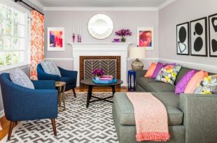 Make Your Living Room Look 20 Years Younger | Colourful living .