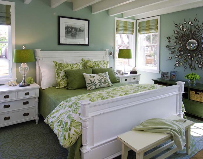 8 Green Bedroom Decorating Ideas for Spring - Frances Hu