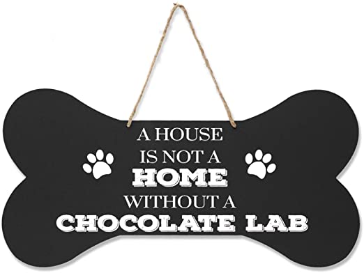 Amazon.com: LifeSong Milestones Pet Quote Chocolate Lab Dog Bone .