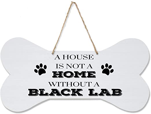 Amazon.com: LifeSong Milestones Black Lab Pet Quote Dog Bone Wall .