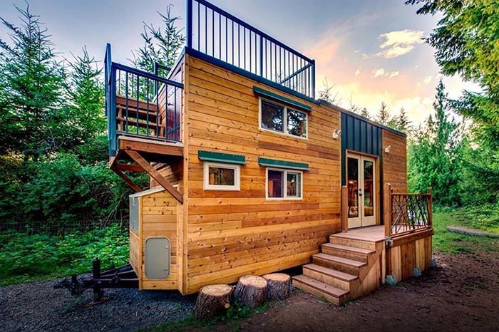 Pair of Engineers Design Pet-Friendly Off-Grid Tiny House - Off .