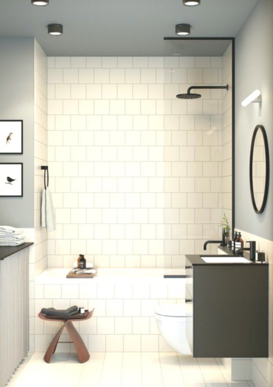 How to arrange a small bathroom Black Confetti | Bathroom design .