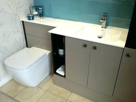 How to choose bathroom vanity units with toilet | Toilet, sink .