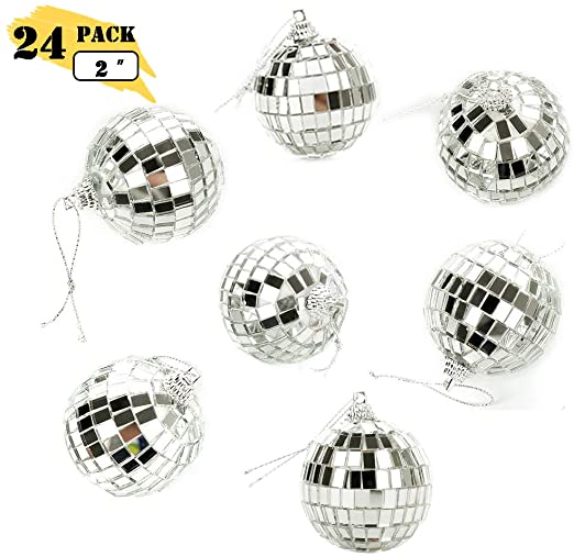 Amazon.com: Bright Reflective Mirror Disco Balls | 24 Pack 2 .