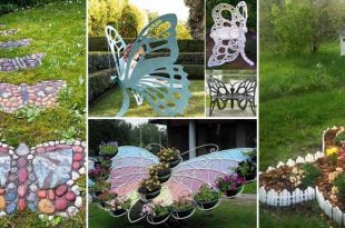 Truly Cool and Low-Budget Garden Decorations Inspired by Butterfly .