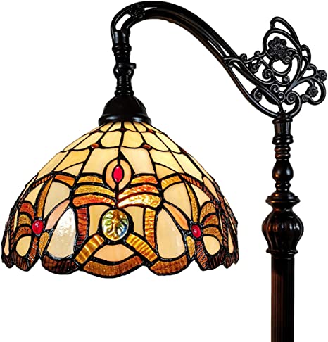Amazon.com: Amora Lighting Tiffany Style Floor Lamp Arched 62 .